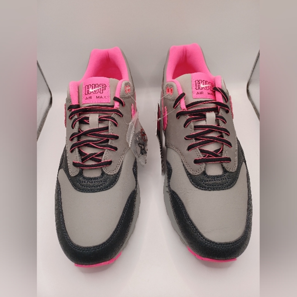 NEW Nike Air Max 1 SP 'Huf Pink Pow' Anthracitw-Pink Poe Size M:10.5 W:12 US